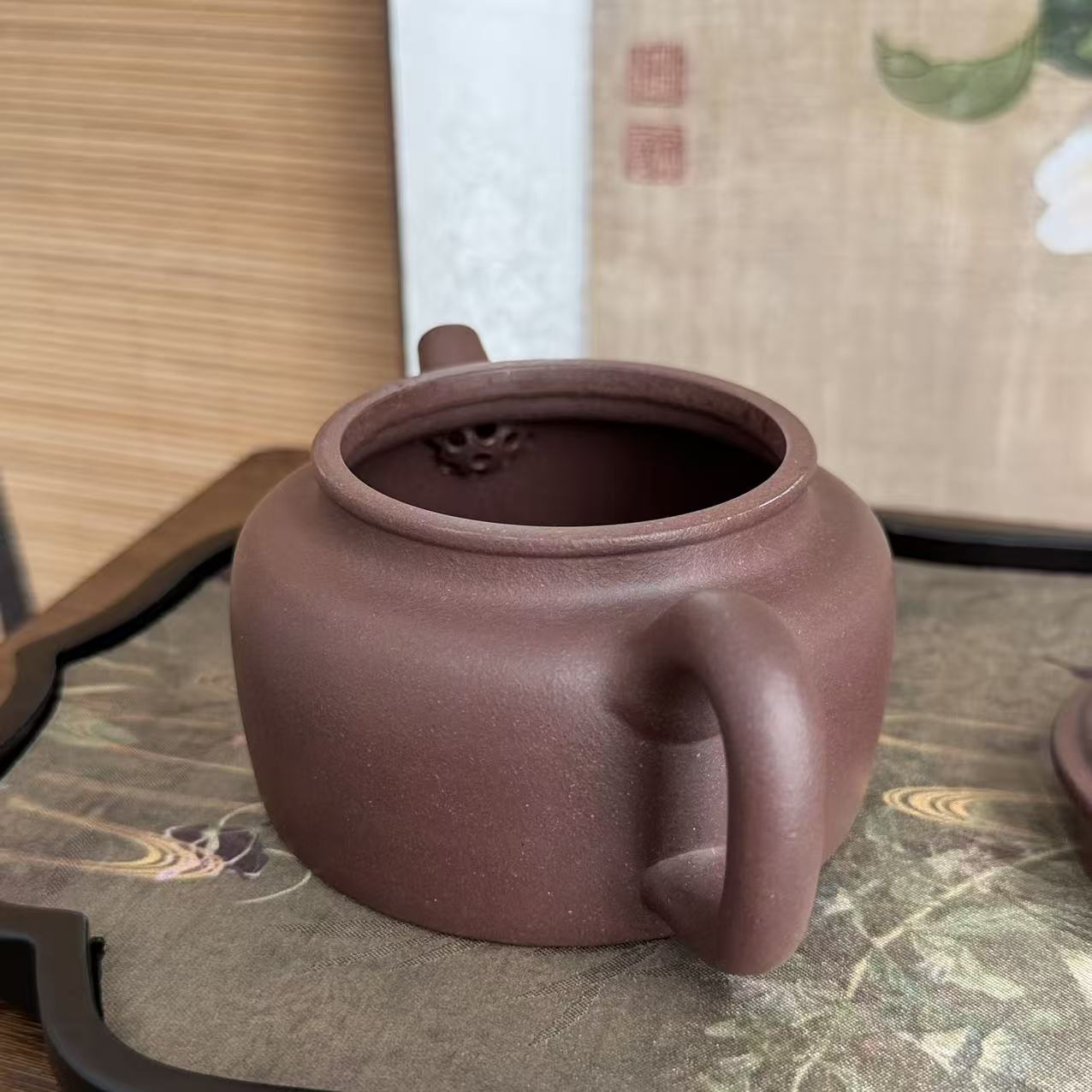 De Zhong Teapot by Master Xia Chuanyue - Fully Handmade|Huanglongshan ZiNi Clay