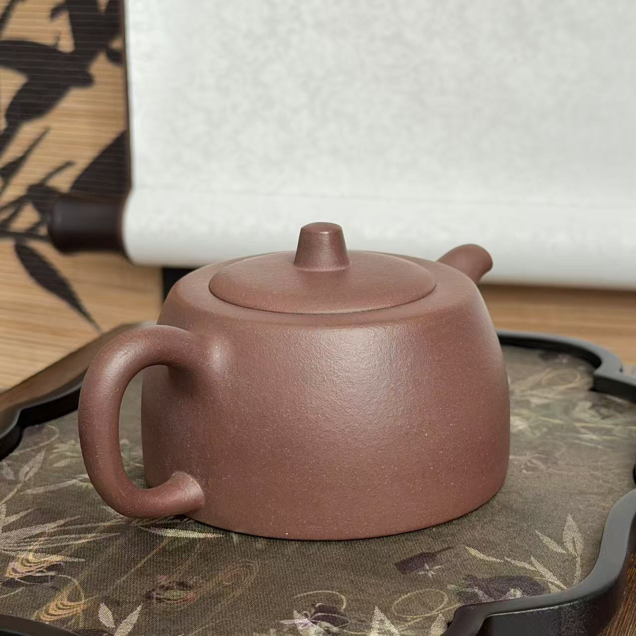 Jing Lan Teapot by Master Xia Chuanyue - Fully Handmade|Huanglongshan ZiNi Clay
