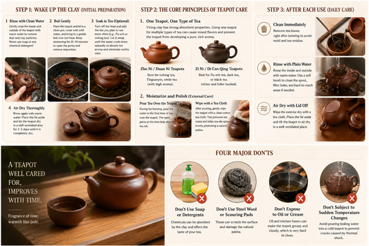 The Art of Seasoning: How to Properly Care for and Raise Your Yixing Teapot