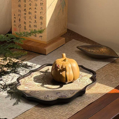 Pumpkin Yixing Zisha Teapot · Duan Ni  | 160ml
