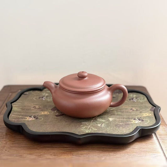 Bian Fu Teapot by Master Xia Chuanyue - Fully Handmade｜DiCaoQing Clay