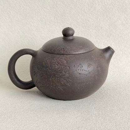 Fully Handmade Tianqing Clay Xi Shi Yixing Teapot 120ml – Master Dong Yaqin