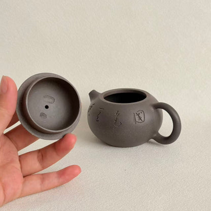 Fully Handmade Tianqing Clay Xi Shi Yixing Teapot 120ml – Master Dong Yaqin