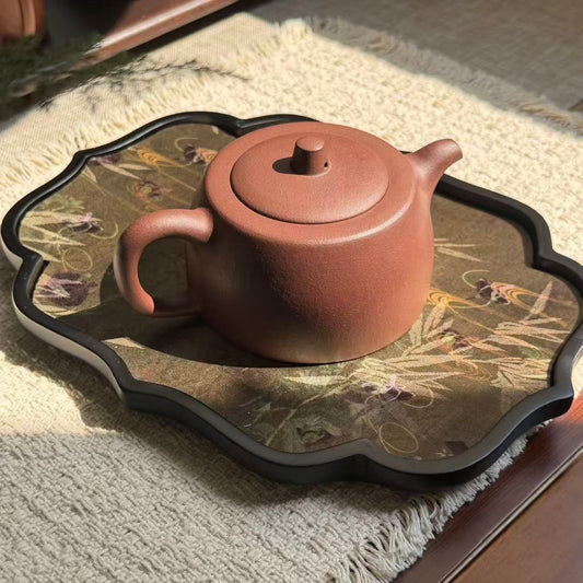 Jing Lan Teapot by Master Xia Chuanyue - Fully Handmade｜Huanglongshan ZiNi Clay