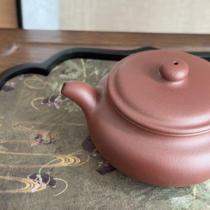 Bian Fu Teapot by Master Xia Chuanyue - Fully Handmade｜DiCaoQing Clay