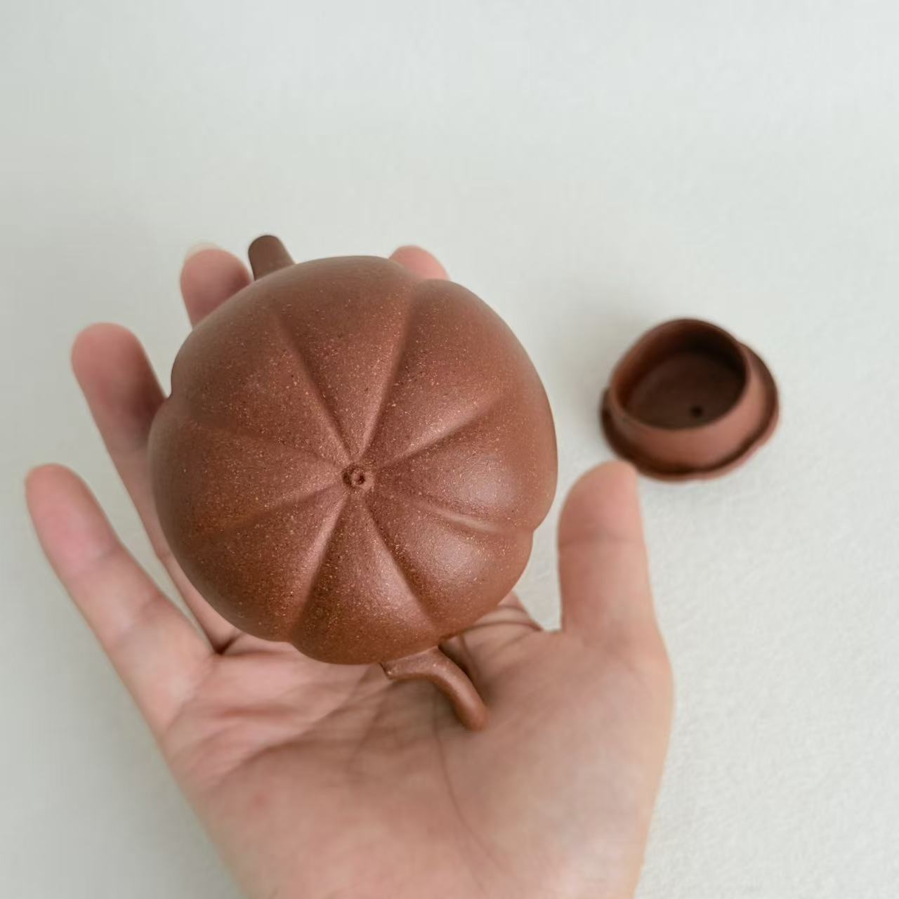 Bell Pepper Teapot by Master Dong Yaqin - Handmade｜Jiangpo Clay 150ml