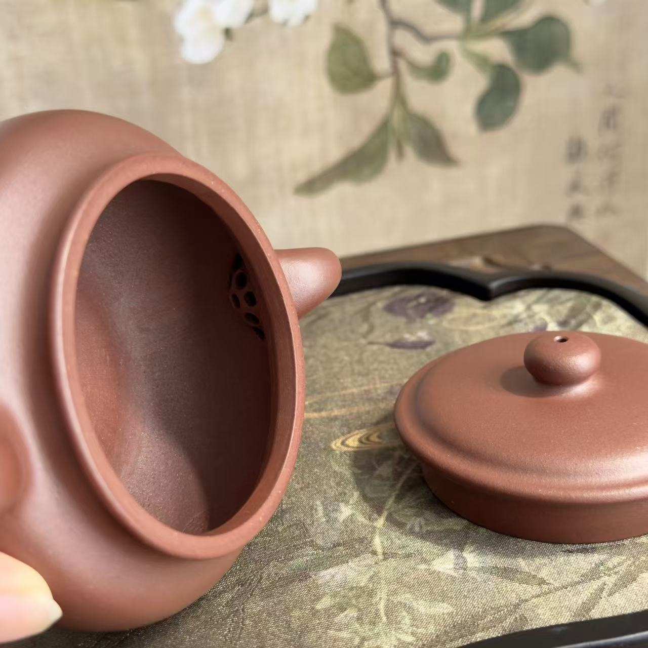 Bian Fu Teapot by Master Xia Chuanyue - Fully Handmade｜DiCaoQing Clay