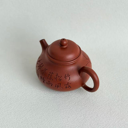 Rong Tian Teapot by Master Dong Yaqin - Handmade｜Zhu Ni Clay 180ml
