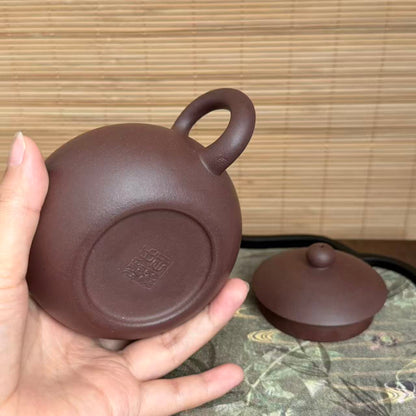 Xi Shi Teapot by Master Xia Chuanyue - Fully Handmade｜Huanglongshan ZiNi Clay
