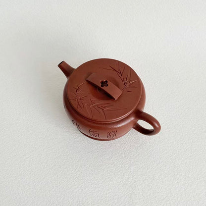 Han Wa Teapot by Master Dong Yaqin - Handmade｜Zhu Ni Clay 120ml