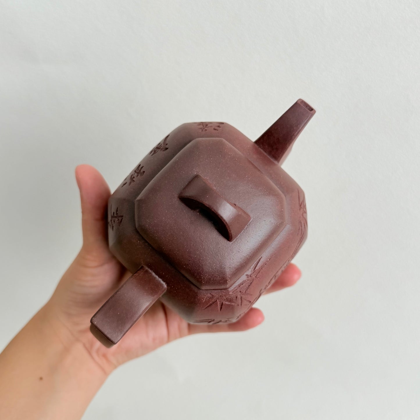 "Fu Lin Ba Fang" Zisha Teapot- Handmade by Master Ya-qin Dong | Di Cao Qing Clay (400ml)