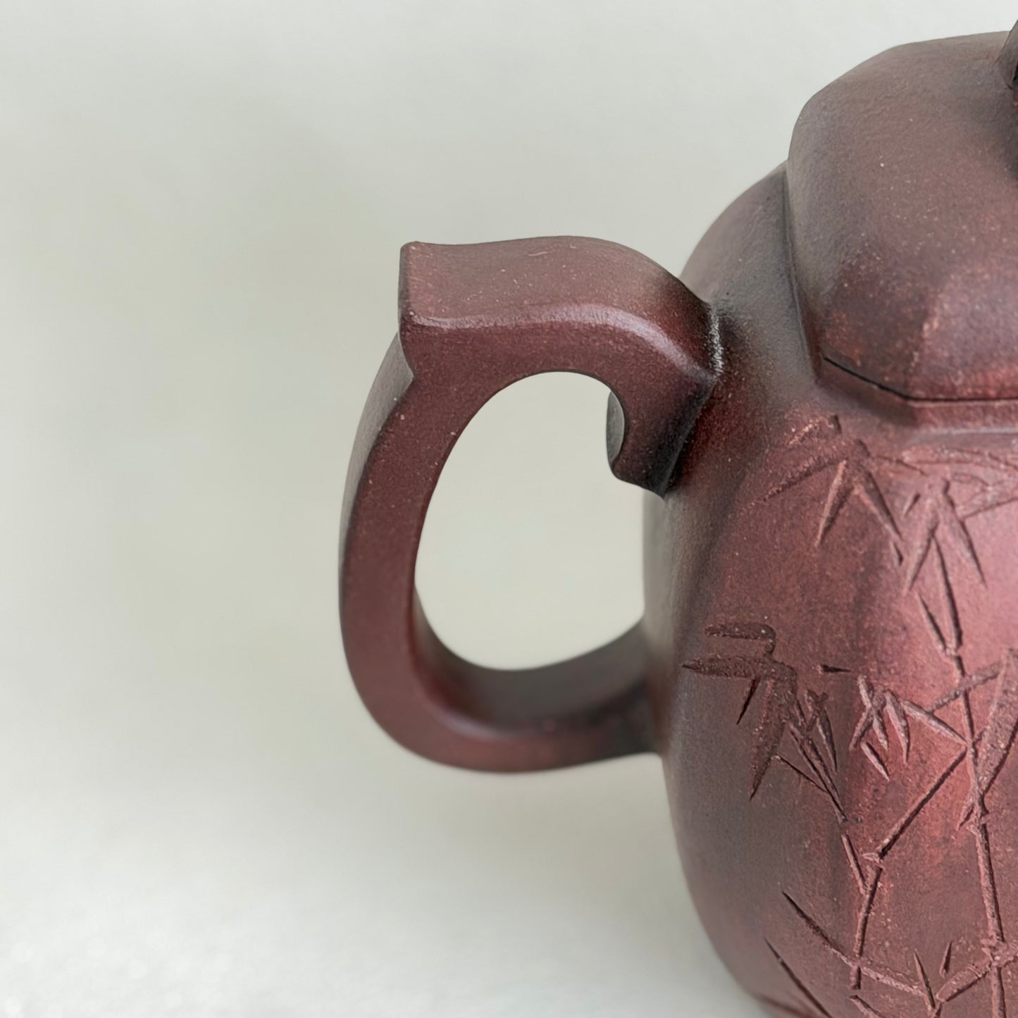 "Fu Lin Ba Fang" Zisha Teapot- Handmade by Master Ya-qin Dong | Di Cao Qing Clay (400ml)