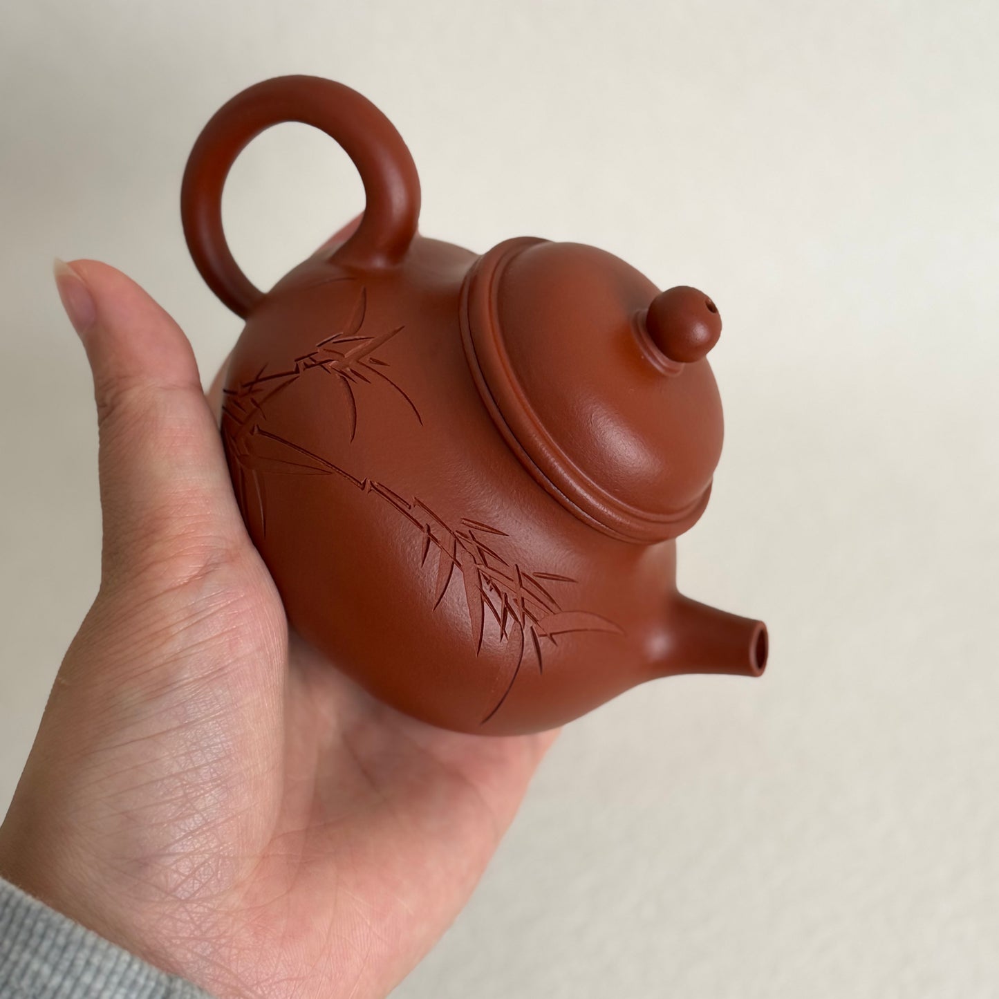 Rong Tian Teapot by Master Dong Yaqin - Handmade｜Zhu Ni Clay 180ml