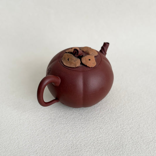 Mangosteen Teapot by Master Dong Yaqin - Handmade｜Original Ore Zini 170ml