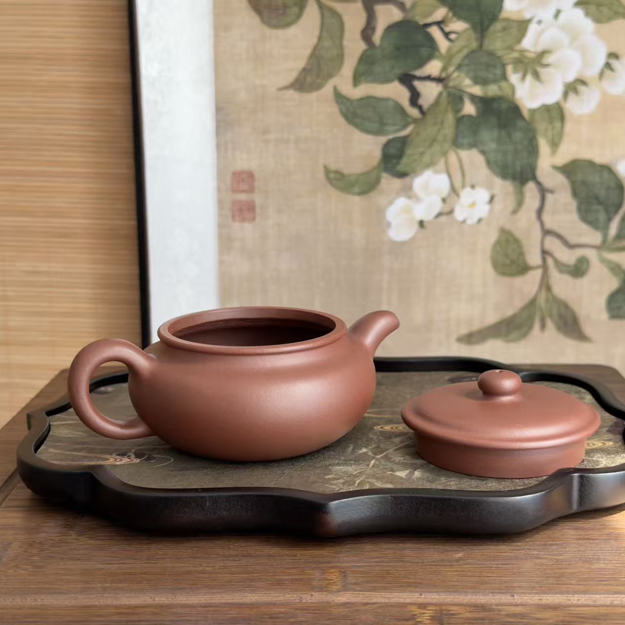 Bian Fu Teapot by Master Xia Chuanyue - Fully Handmade｜DiCaoQing Clay