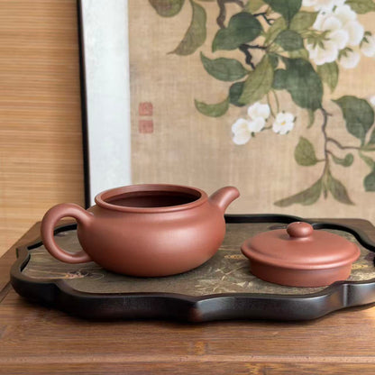 Bian Fu Teapot by Master Xia Chuanyue - Fully Handmade｜DiCaoQing Clay