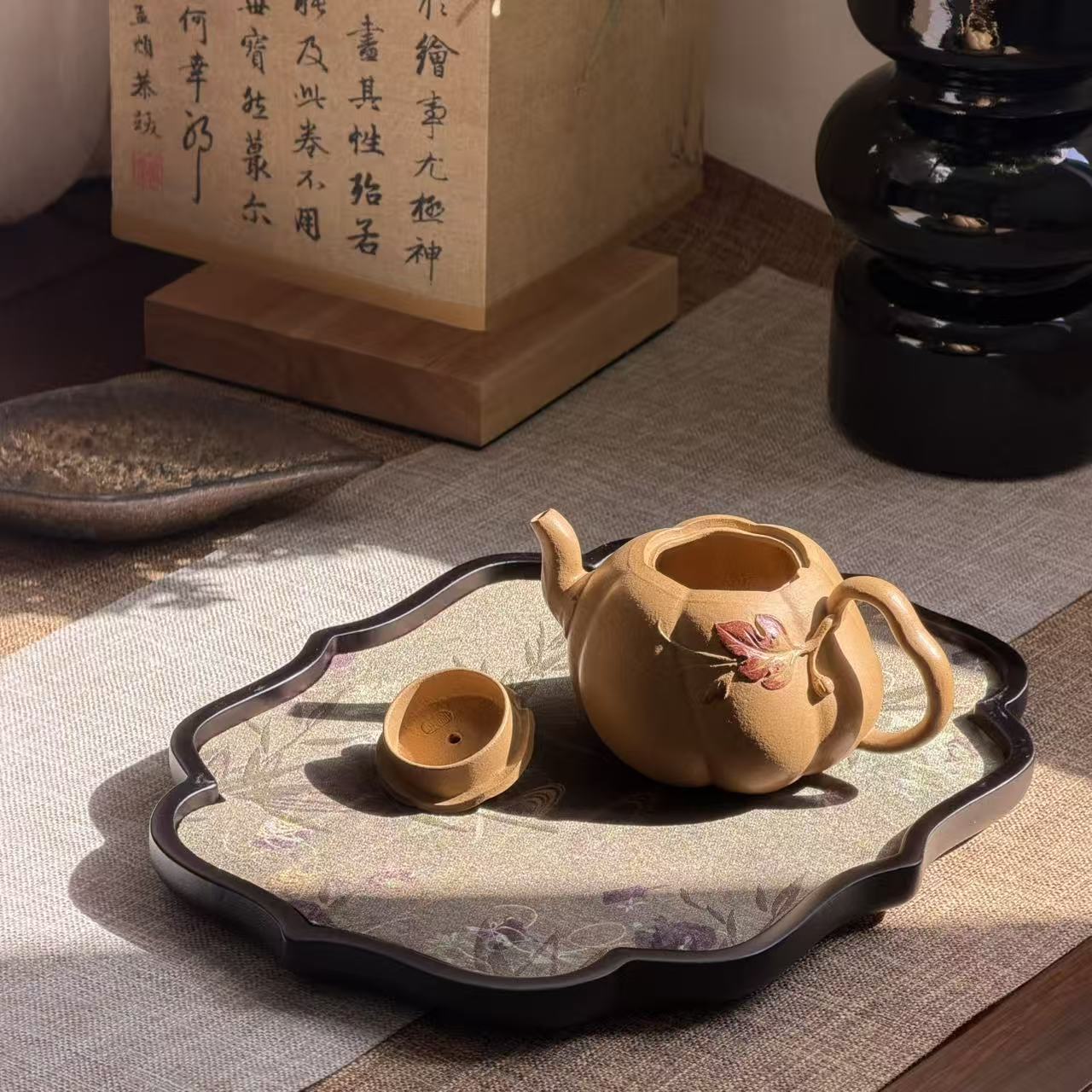 Pumpkin Yixing Zisha Teapot · Duan Ni  | 160ml