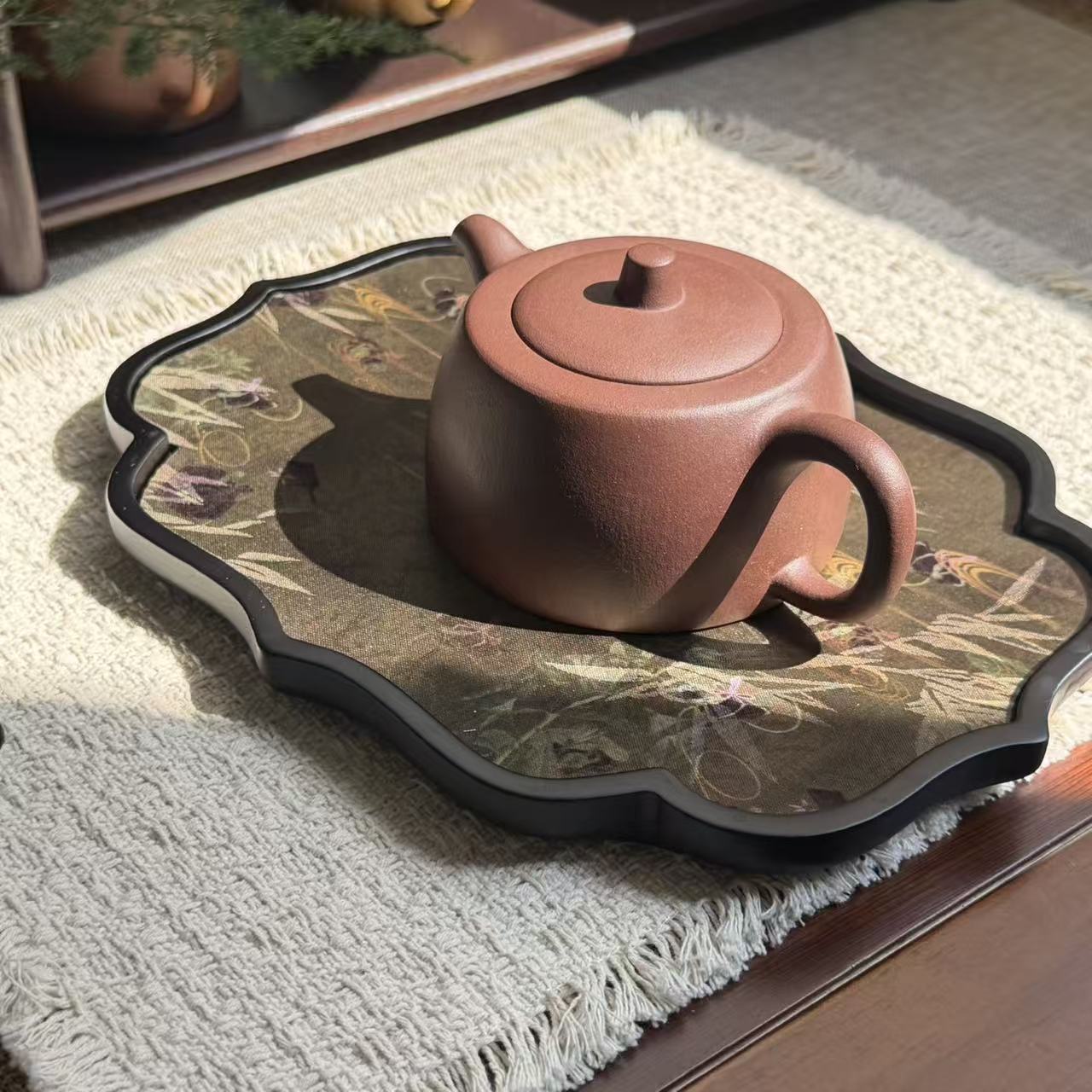 Jing Lan Teapot by Master Xia Chuanyue - Fully Handmade｜Huanglongshan ZiNi Clay