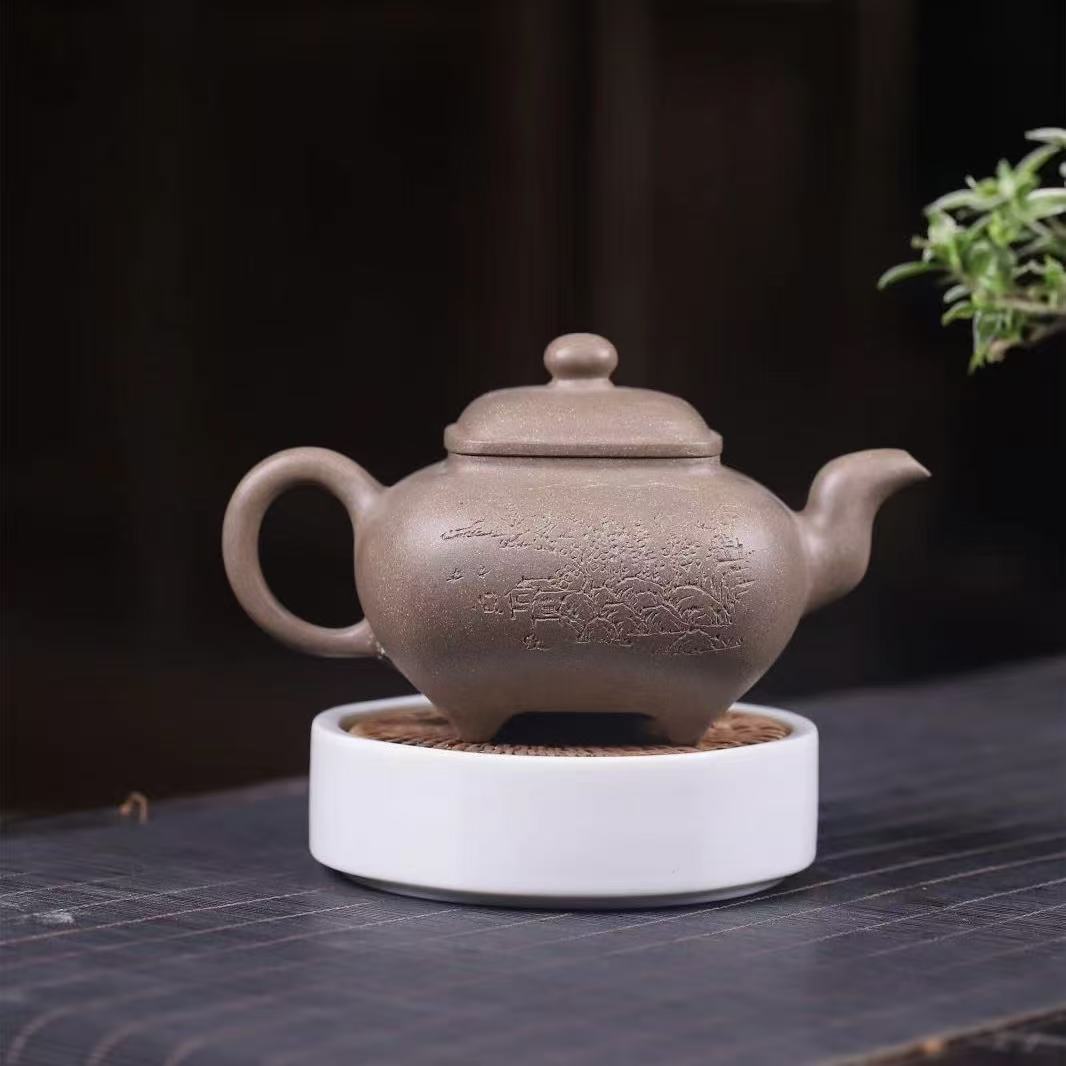 Handmade Yixing Teapots By Master Dong Yaqin- Qing Duan Ni - 350cc