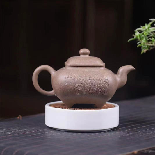 Handmade Yixing Teapots By Master Dong Yaqin- Qing Duan Ni - 350cc