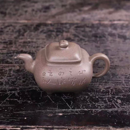 Handmade Yixing Teapots By Master Dong Yaqin- Qing Duan Ni - 350cc