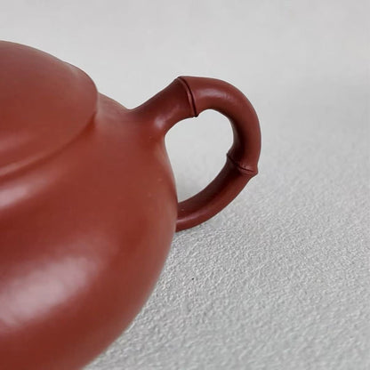 "Bamboo Charm" Zisha Teapot- Handmade by Master Ya-qin Dong | ZhuNi Clay (120ml)